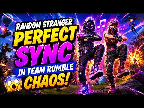Random Stranger PERFECT Sync in Team Rumble Chaos! 😱🕺
