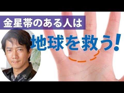 金星帯のある人は地球を救う 手相で解るライトワーカーの特性 日本一の手相占い師 恐ろしいほど当たる運命金運恋愛鑑定 松平 光 Youtube