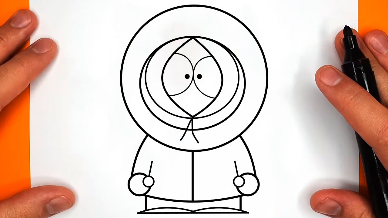 COMO DIBUJAR A KENNY MCCORMICK | South Park - paso a paso, fácil y ...