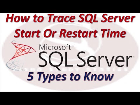 How to Trace SQL Server Start Or Restart Time | SQL Server Restart कब ...