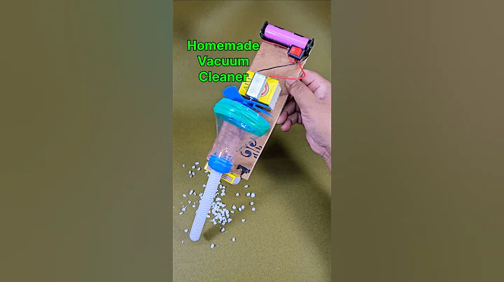 DIY Vacuum Cleaner 🤔 Homemade Vacuum Cleaner #diy  #shorts #ytshorts