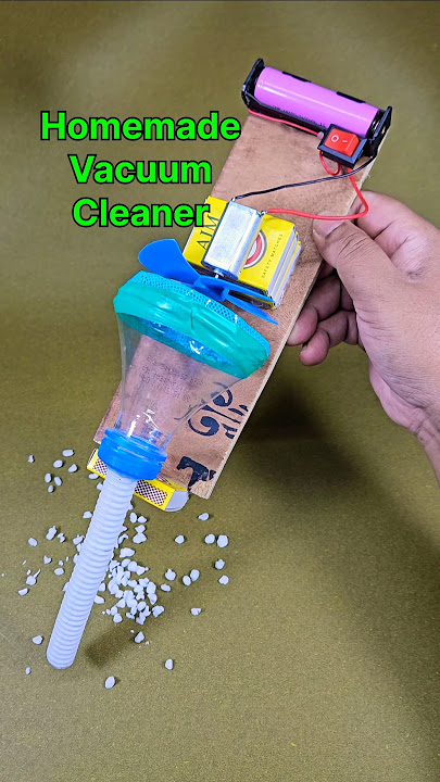 DIY Vacuum Cleaner 🤔 Homemade Vacuum Cleaner #diy  #shorts #ytshorts