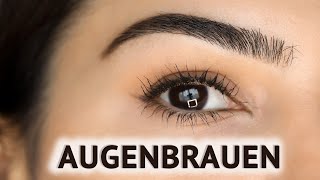 PERFEKTE AUGENBRAUEN SCHRITT FÜR SCHRITT 🌸 TIPPS & HACKS 💕 ROUTINE SCHMINKEN UND ZUPFEN | KINDOFROSY