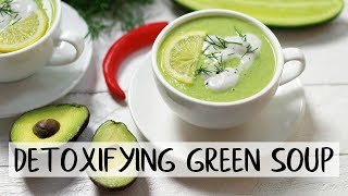 Avocado Cucumber Soup (FRESH + HEALTHY)
