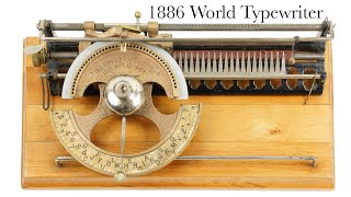 1886 World Typewriter