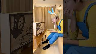 Cardboard accessories break down!#asmr