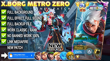 Script Skin X.Borg Metro Zero - Invoker