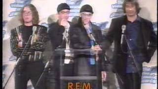 R.E.M. backstage video awards 1995