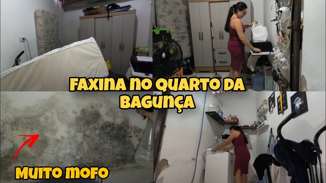 FAXINA NO QUARTINHO | DESTRALHE E LIMPEZA | TUDO CHEIROSO