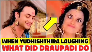 What Did Draupadi Do When Yudhishthira Was Started Laughing