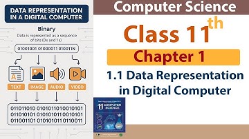 How to Represent Data in a Digital Computer | FBISE Class 11 Computer Science | Chapter 1.1
