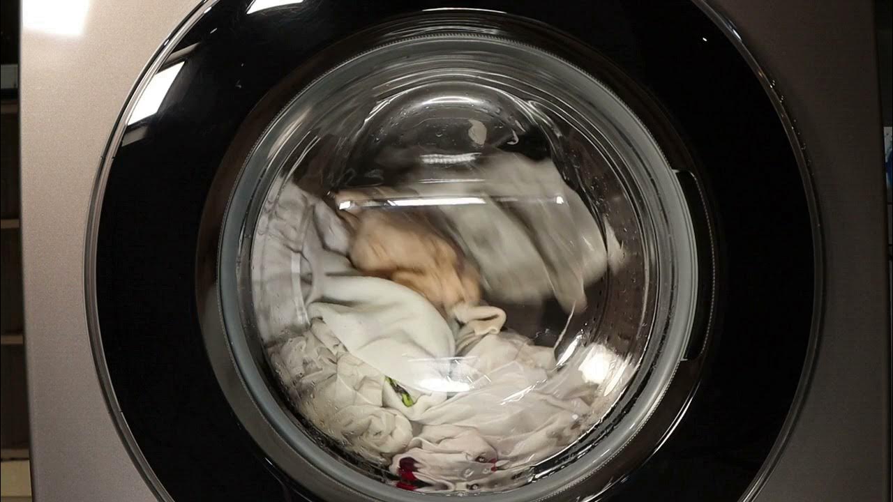How to Use Quick Wash Cycle 15 Minutes Demo on Samsung Ecobubble Front
