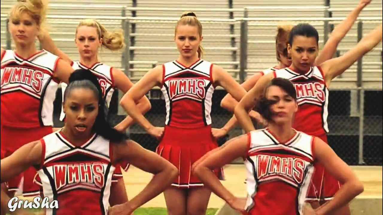 glee cheerios || hollaback girl who run the world - YouTube