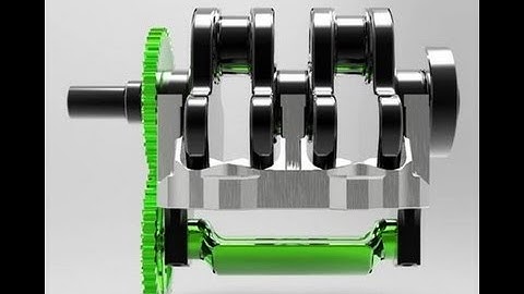 2 Cylinder integrated balance shaft system