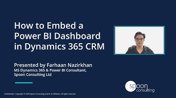 How to Embed an Existing Power BI Dashboard in Microsoft Dynamics 365 CRM