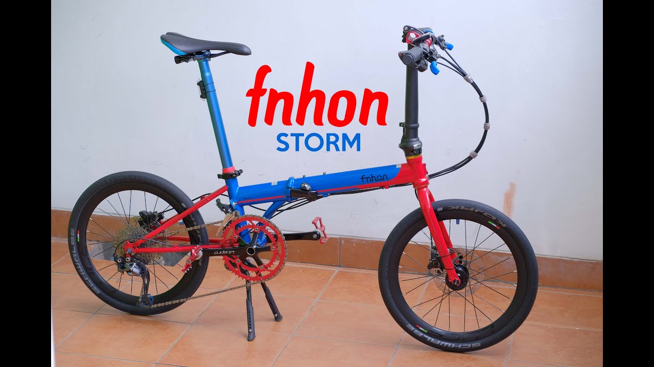 Sepeda fnhon storm  untuk tanjakan ringan kebut bisa YouTube
