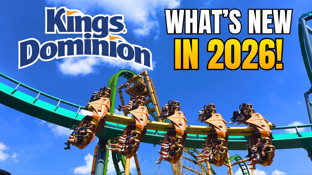What’s NEW at Kings Dominion in 2026? Underrated Theme Park?
