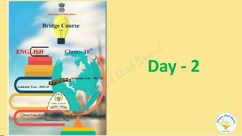 Std.10th Eng. Bridge course Day -2 Predict the next part of the narration, conversation, description