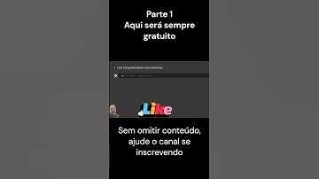 Python | List Comprehension com números aula 1  #python #programação #programacao #dev #software