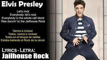 Elvis Presley - Jailhouse Rock  (Lyrics English-Spanish) (Inglés-Español)