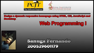 Web Project Task 6 | 1st year | Design a dynamic responsive homepage  | Java Institute