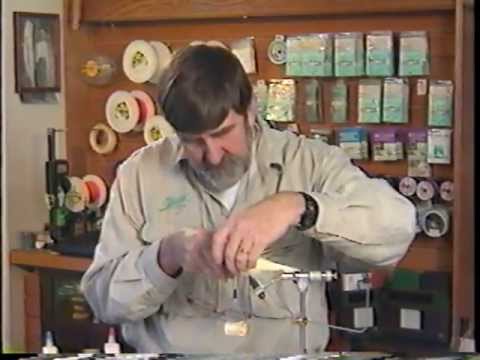 Bill Peabody tying flies at the Saltwateredge, Newport - Part 2