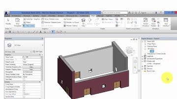 Module 2  Unit 4  Revit Architecture  The Project Browser