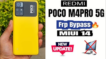 Poco M4pro 5G frp Bypass Google Account remove Poco M4pro 5g MIUI 13,14 new update 2025