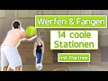 Werfen &amp; Fangen  - Kreative Stationen für Kinder der Grundschule