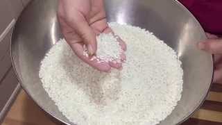 видео как варить рис для суши
