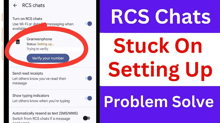 RCS Chats Stuck on Setting Up Problem Solve