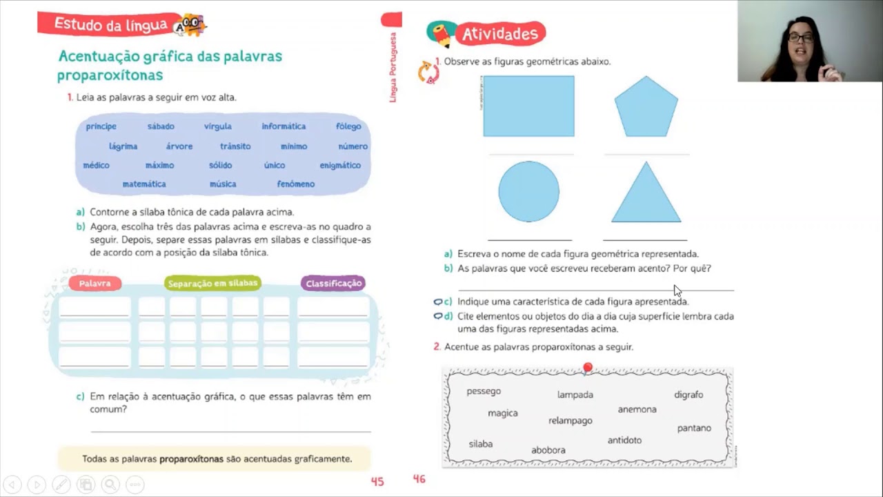 Plano de aula - 4º ano - Essas paroxítonas têm acento?