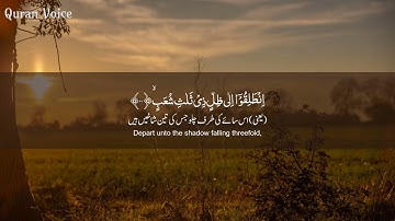 Surah Al Mursalat سورة المرسلات - Mishary bin Rashid Alafasy مشاري بن راشد العفاسي - Quran Voice