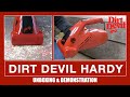 Dirt devil hardy hand held vacuum cleaner unboxing  demonstration