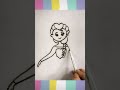 👸🏼 Cute Queen Sweet wardrobe Easy Sketch ⭐️ #ytshorts  #shorts  #art  #easysketch