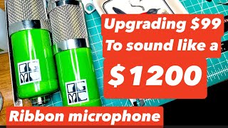 Best ribbon microphone upgrade / MXL R144/make a $99 microphone sound like a $1200 Ribbon microphone