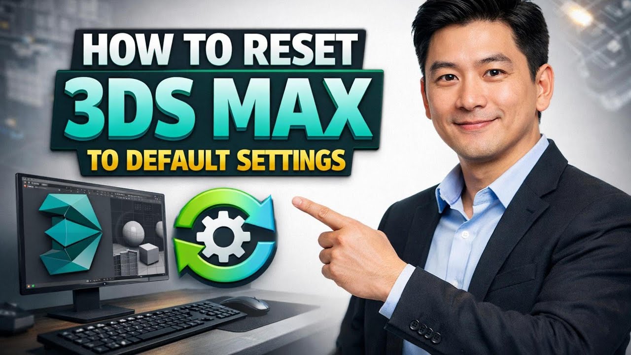 How to RESET 3DS MAX to Default Settings (Step by Step) - YouTube