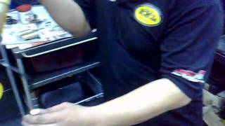 YAMAHA TDM850E '99yr Rebuild frnt fork,install Ohlins rear shock(Part1)(www.teamhklracing.com)