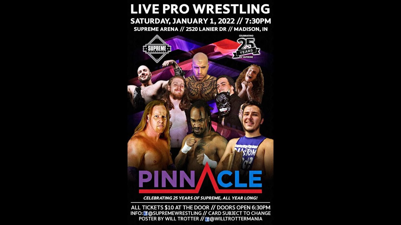 Jason Wilde in Action at Supreme Wrestling Pinnacle 2022