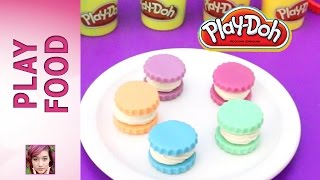 Play Doh Rainbow Cream Filled Cookies Part 1