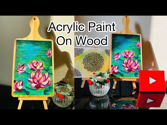 How to Paint on Wood Crafts