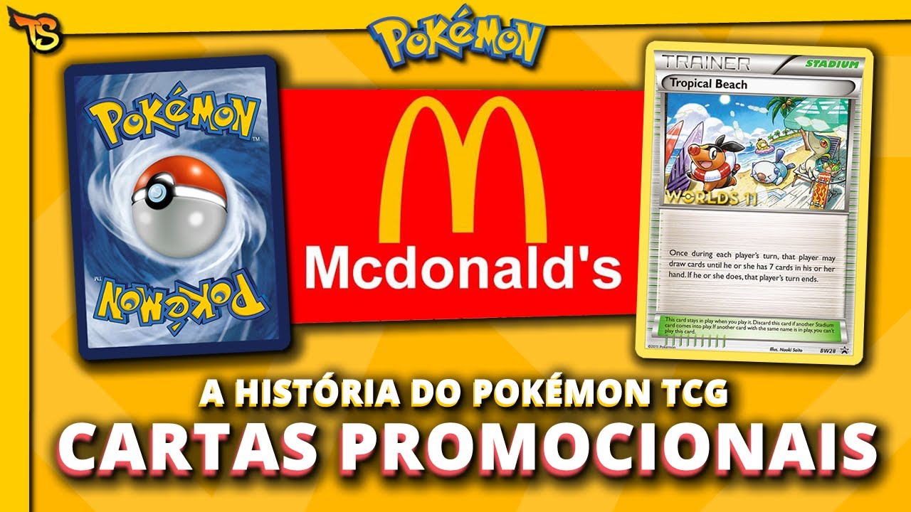 História do Pokémon TCG: BLOCOS PROMO, McDonald's e WINNER 