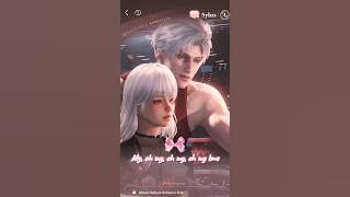 I'm so in love! And the little kiss on the head! I can't! 🥺🎀 #loveanddeepspace #sylus #mc