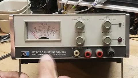 #2438 HP6177C Current Source attempted repair