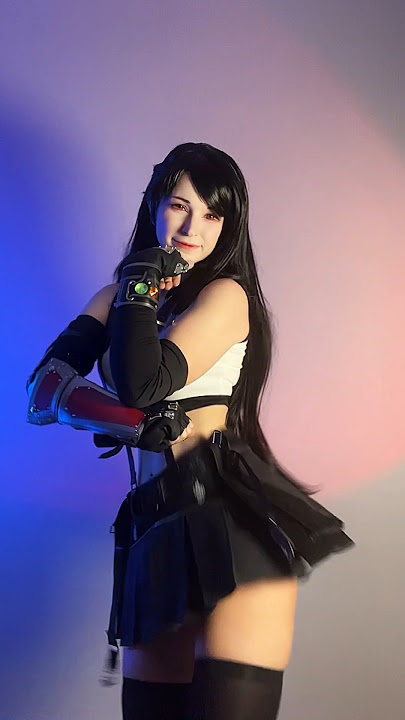 Tifa Lockhart but with a smile now ☺️ #cosplay #animegameycosplay #egirl #dance #cosplaygirl #tifa