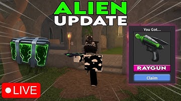 (LIVE 🔴) ALIEN MM2 HALLOWEEN UPDATE SOON...👀 (ASMR + HANDCAM)