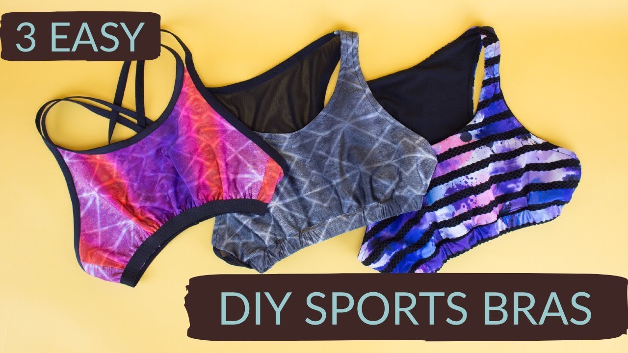 3 Easy DIY Sports Bras 