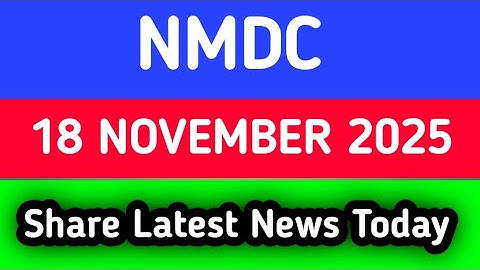 nmdc share news tomorrow || nmdc share news latest news today