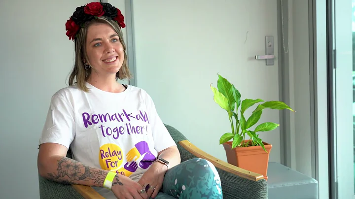 Rachel shares her story at Relay For Life