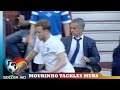 Jose mourinho takes out olly murs  soccer aid